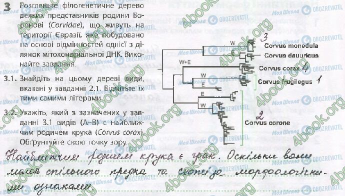 ГДЗ Биология 10 класс страница Стр.9 (3.1-2)